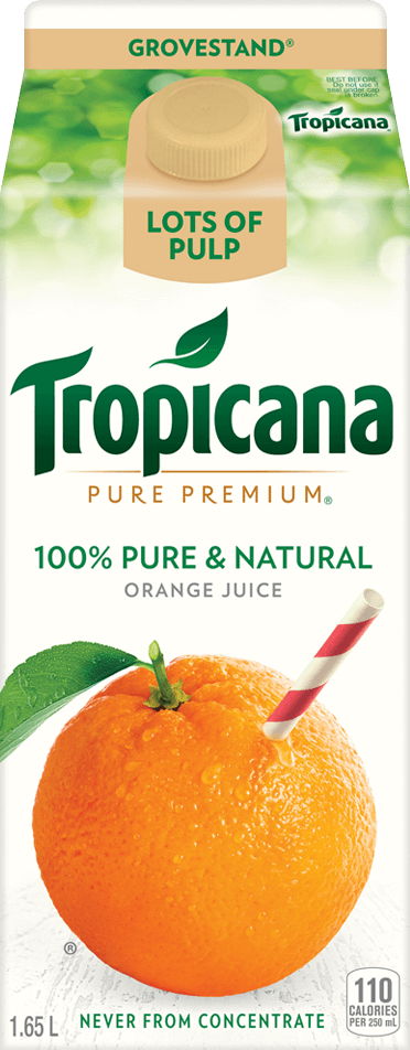 Tropicana Pure Premium® Grovestand®