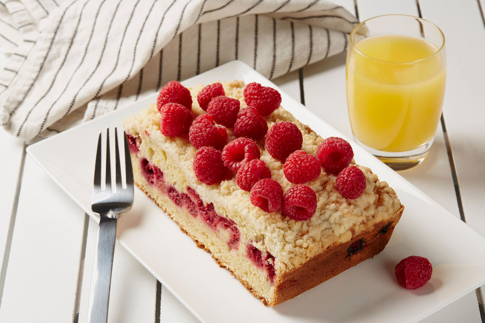 Recette Gateau Au Cafe A L Orange Et Aux Framboises Tropicana Ca