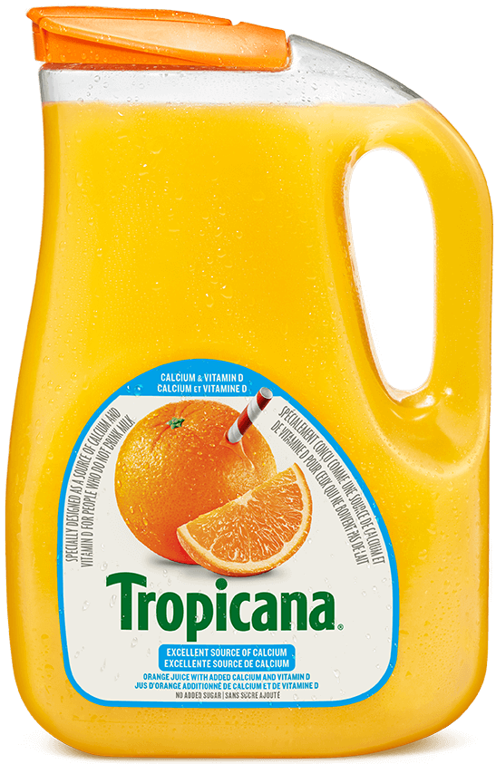 Jus D’orange Tropicana® Pur À 100 % - Calcium Et Vitamine D