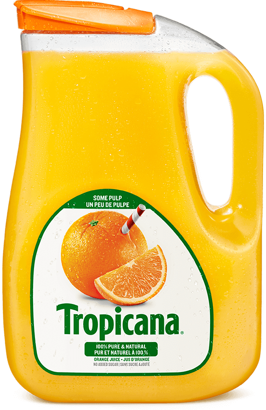 Tropicana 100 Pure Orange Juice Some Pulp Tropicana Ca