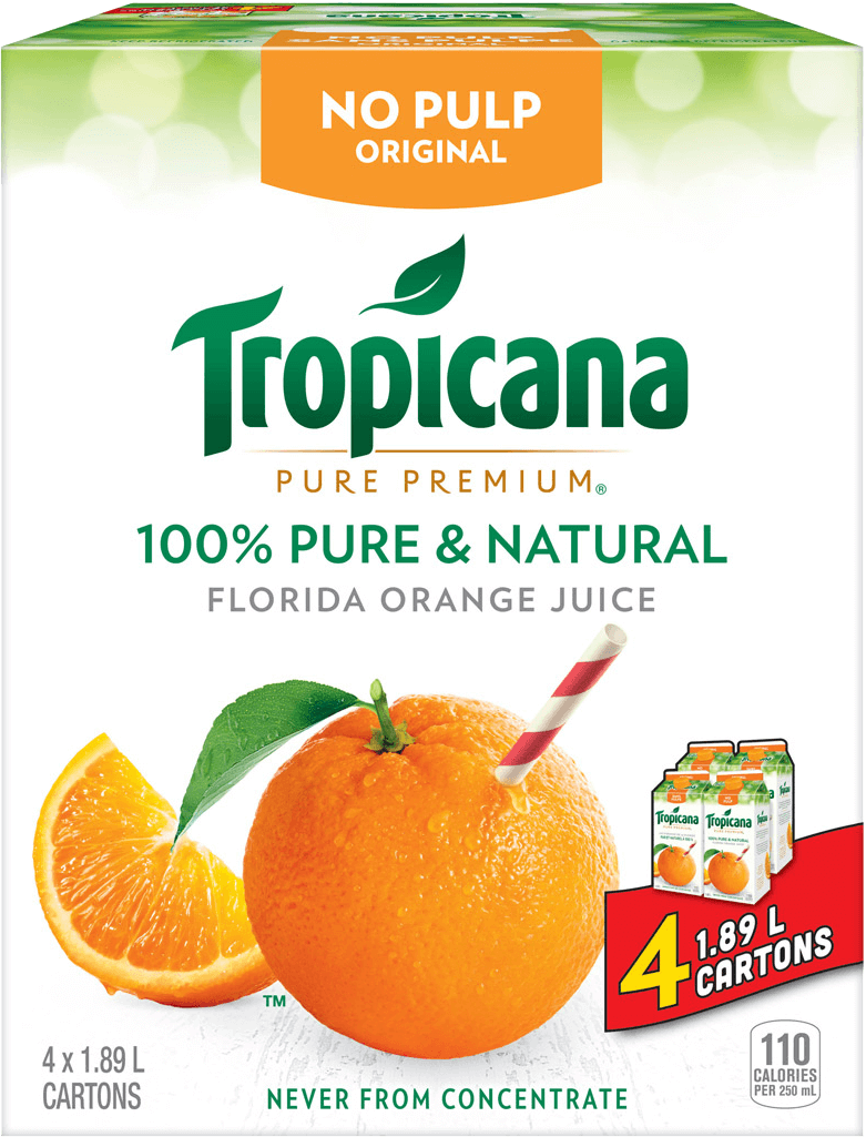 Jus D’orange Tropicana® Pur À 100 % Sans Pulpe – Format Club