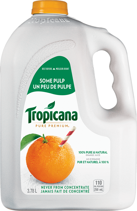 Jus D’orange Tropicana® Pur À 100 % - Un Peu De Pulpe