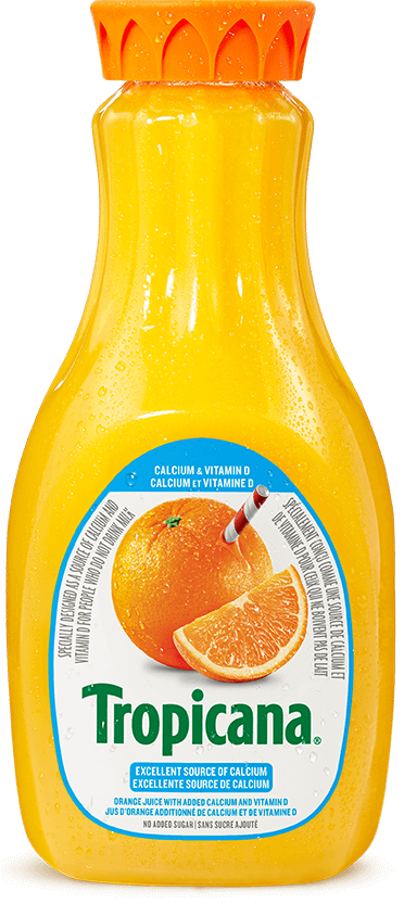 Orange juice with on sale calcium