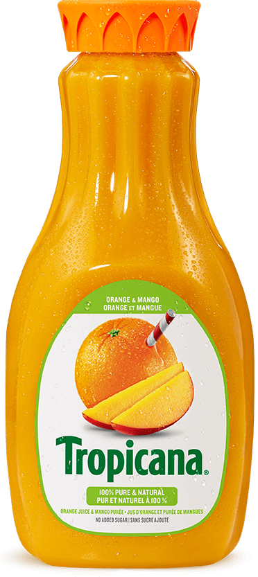 Jus Tropicana® Pur À 100 % Jus D’orange Et Purée De Mangue
