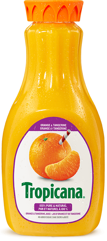 Jus Tropicana® Pur À 100 %  Jus D’orange Et De Tangerine 