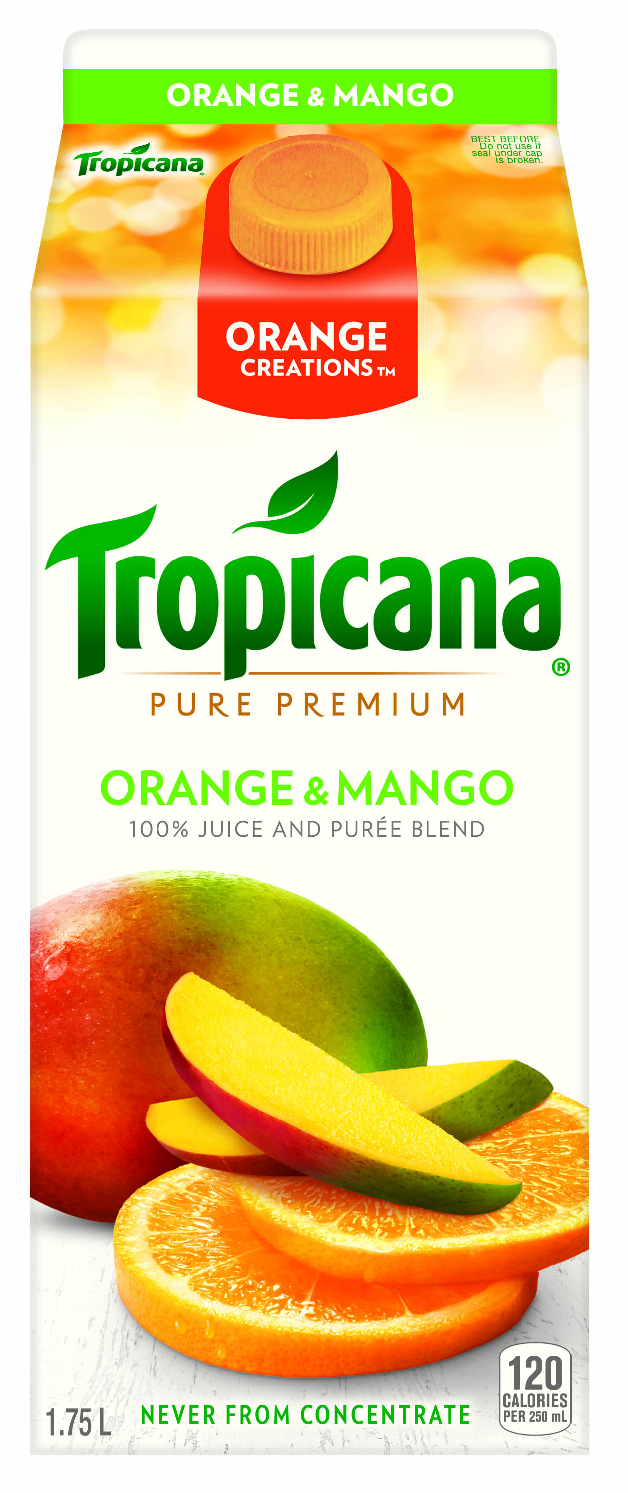 Tropicana orange creations orange mango tropicana ca